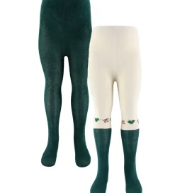 Konges Sløjd Strømpebukser - 2-pak - Cherry Mix