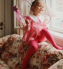 Konges Sløjd Strømpebukser - Glam - Amour Pink m. Rhinsten