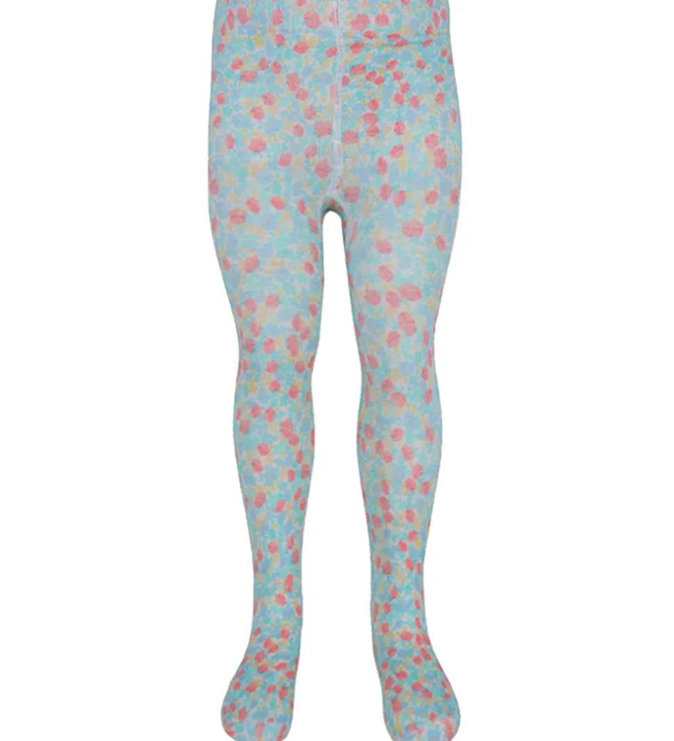 Konges Sløjd Strømpebukser - 2-pak - Fiola - Lacy Print