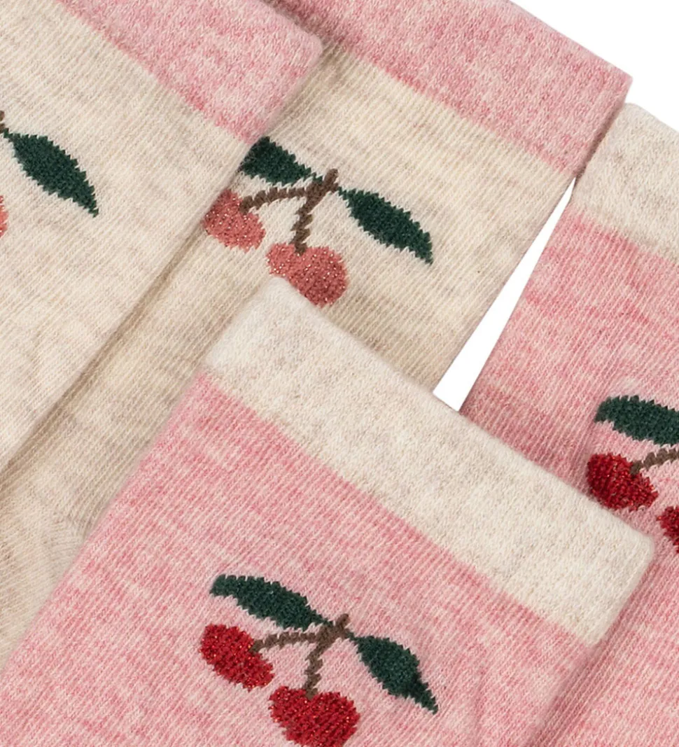 Konges Sløjd Strømper - 2-pak - Cherry