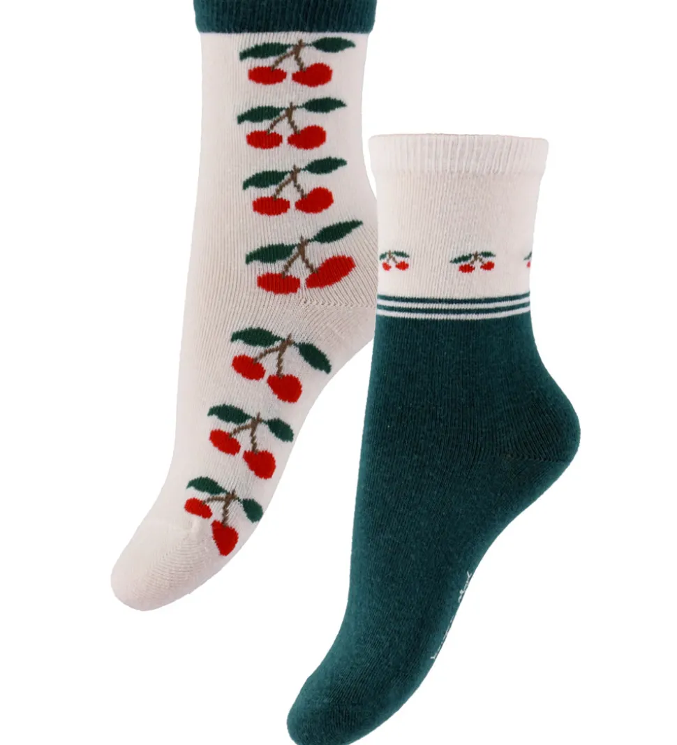 Konges Sløjd Strømper - 2-pak - Cherry Mix