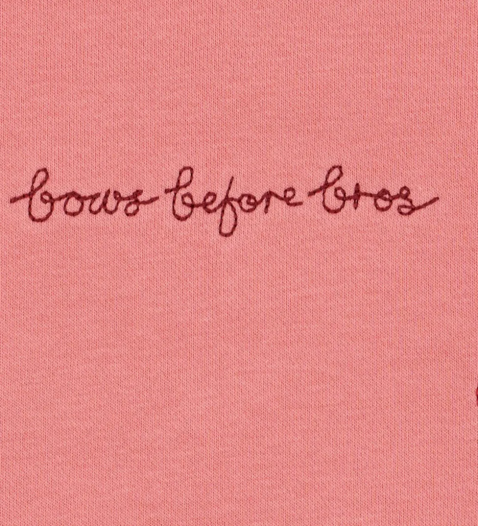 Konges Sløjd Sweatshirt - Lou Bow - Strawberry Ice m. Sløjfer