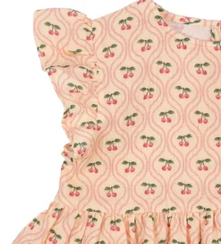 Konges Sløjd Top - Musselin - Coco - Cherry Pink Motif