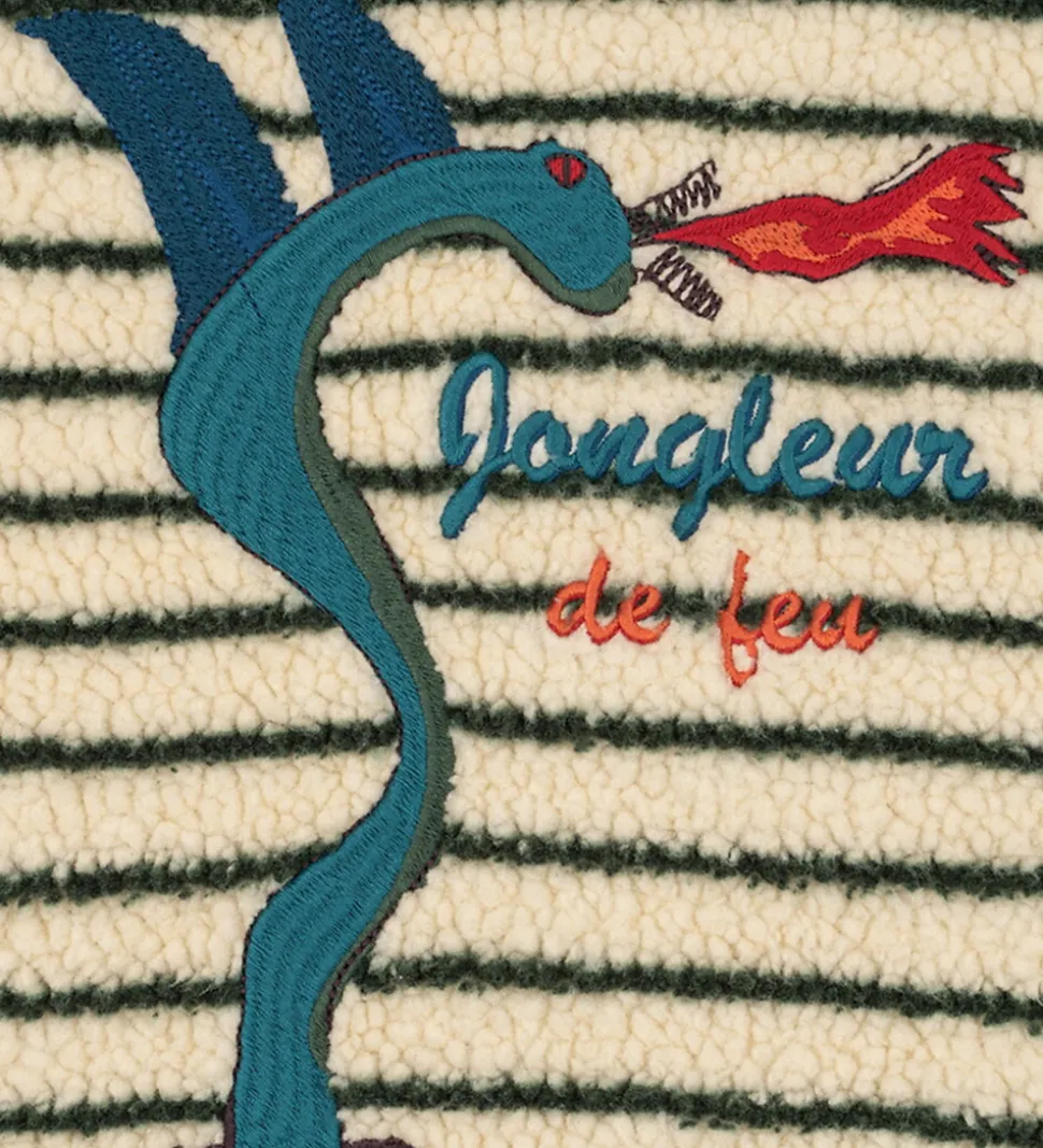 Konges Sløjd x Rosie H-W Fleecejakke - Erba Stripe