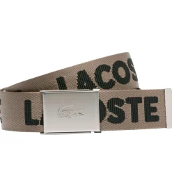 Lacoste Bælte - Jaquard Webbing - Morel Noir