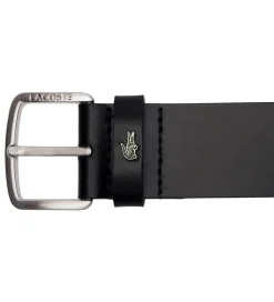 Lacoste Bælte - Læder - Sort