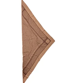 Lala Berlin Tørklæde - Triangle Trinity Classic M - Beige