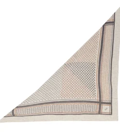 Lala Berlin Tørklæde - 162x85 - Triangle Puzzle - Flanella Sage