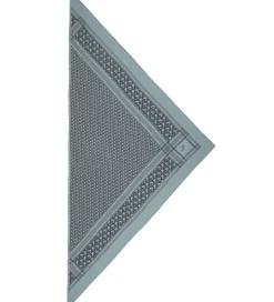 Lala Berlin Tørklæde - 162x85 - Triangle Monogram M - Grey On Me