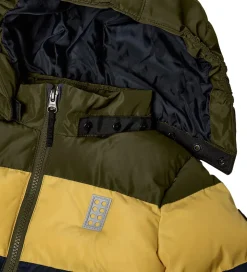 LEGO® Wear Dynejakke - LWJipe 705 - Yellow/Navy/Army
