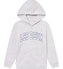 Les Deux Hættetrøje - Aidan - Snow Melange m. Logo