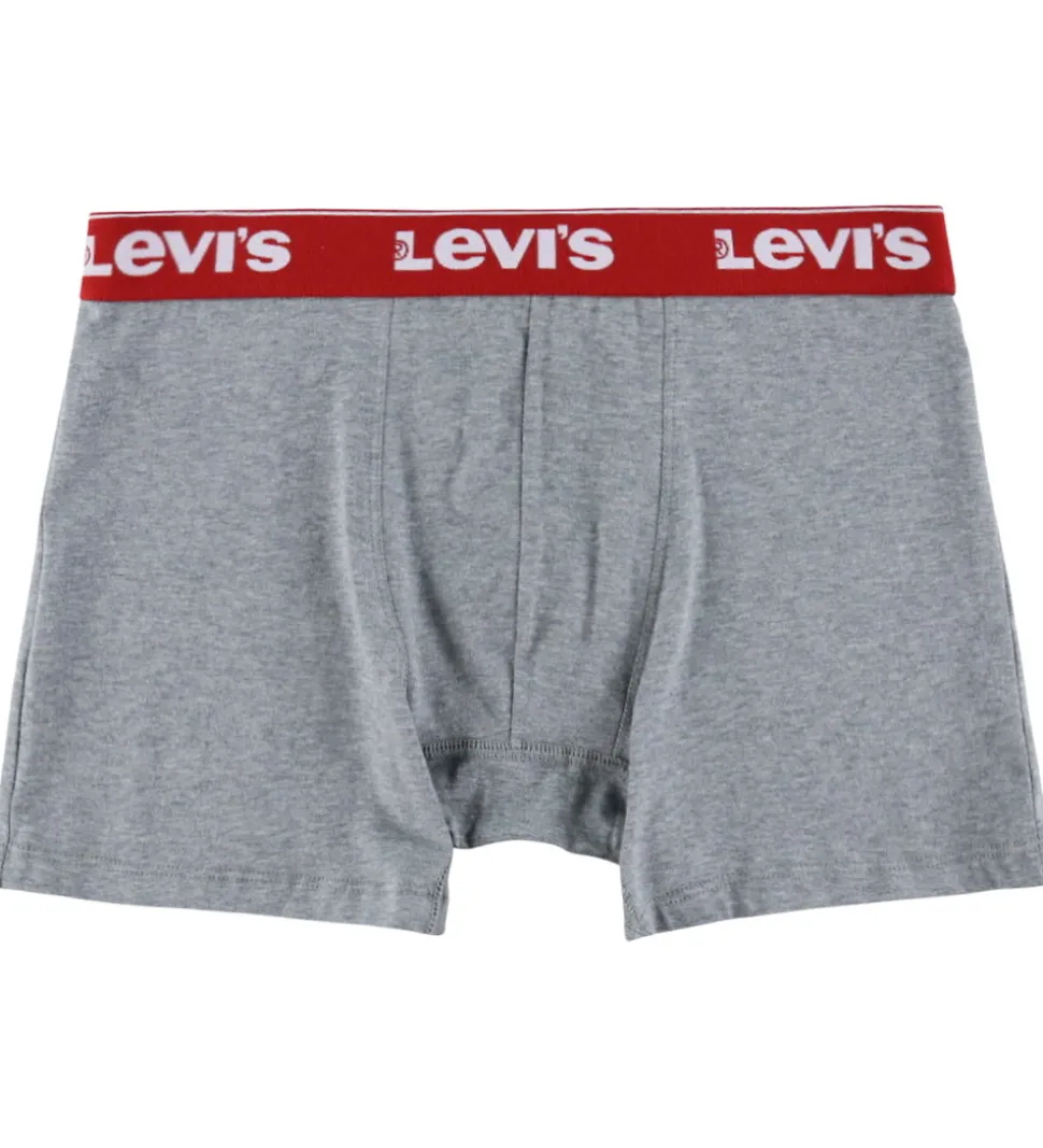 Levis Boxershorts - 3-pak - Black/Gråmeleret