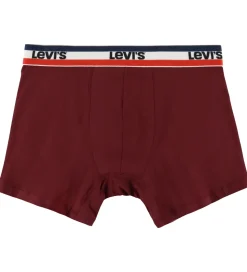 Levis Boxershorts - 3-pak - Rød/Sort/Grøn
