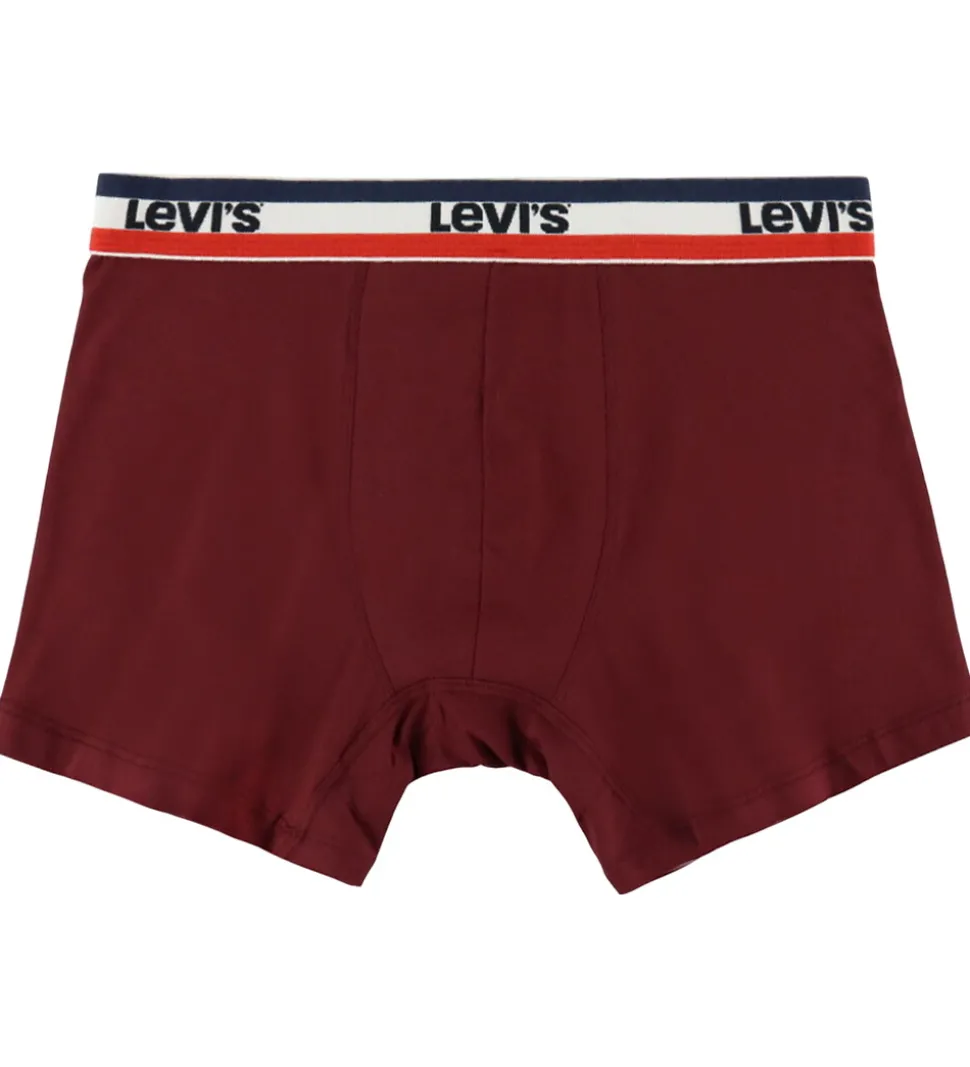 Levis Boxershorts - 3-pak - Rød/Sort/Grøn