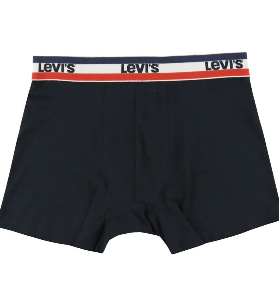 Levis Boxershorts - 3-pak - Rød/Sort/Grøn