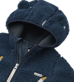 Liewood Fleecejakke - Mara - Rocket/Classic Navy/Embroidery