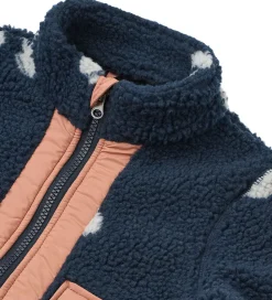 Liewood Fleecejakke - Noam - Cherry Blossom/Classic Navy