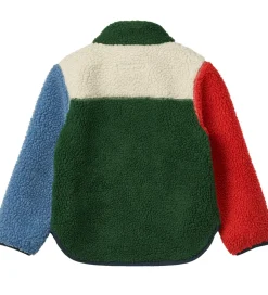 Liewood Fleecejakke - Noam - Garden Green Multi Mix