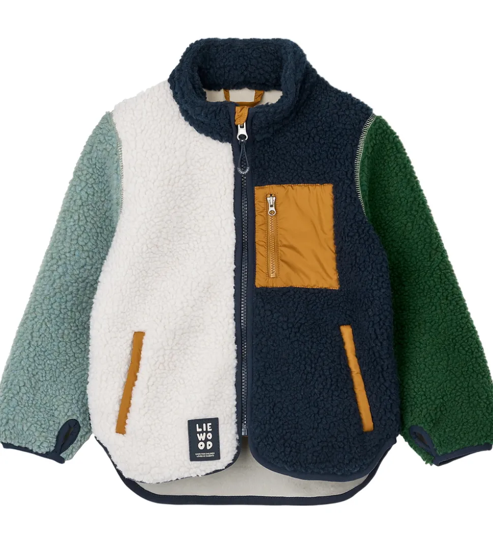 Liewood Fleecejakke - Nolan - Peppermint Multi Mix