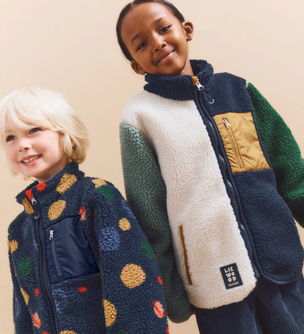 Liewood Fleecejakke - Nolan - Peppermint Multi Mix