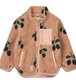 Liewood Fleecejakke - Nolan - Berry/Pale Tuscany