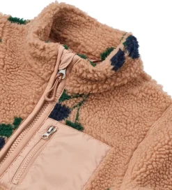 Liewood Fleecejakke - Nolan - Berry/Pale Tuscany