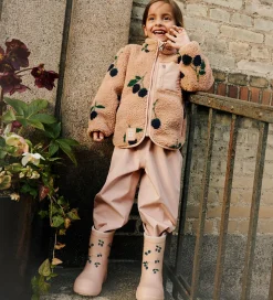 Liewood Fleecejakke - Nolan - Berry/Pale Tuscany