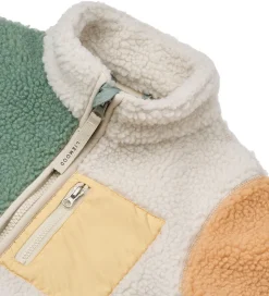 Liewood Fleecejakke - Nolan - Peppermint Multi Mix