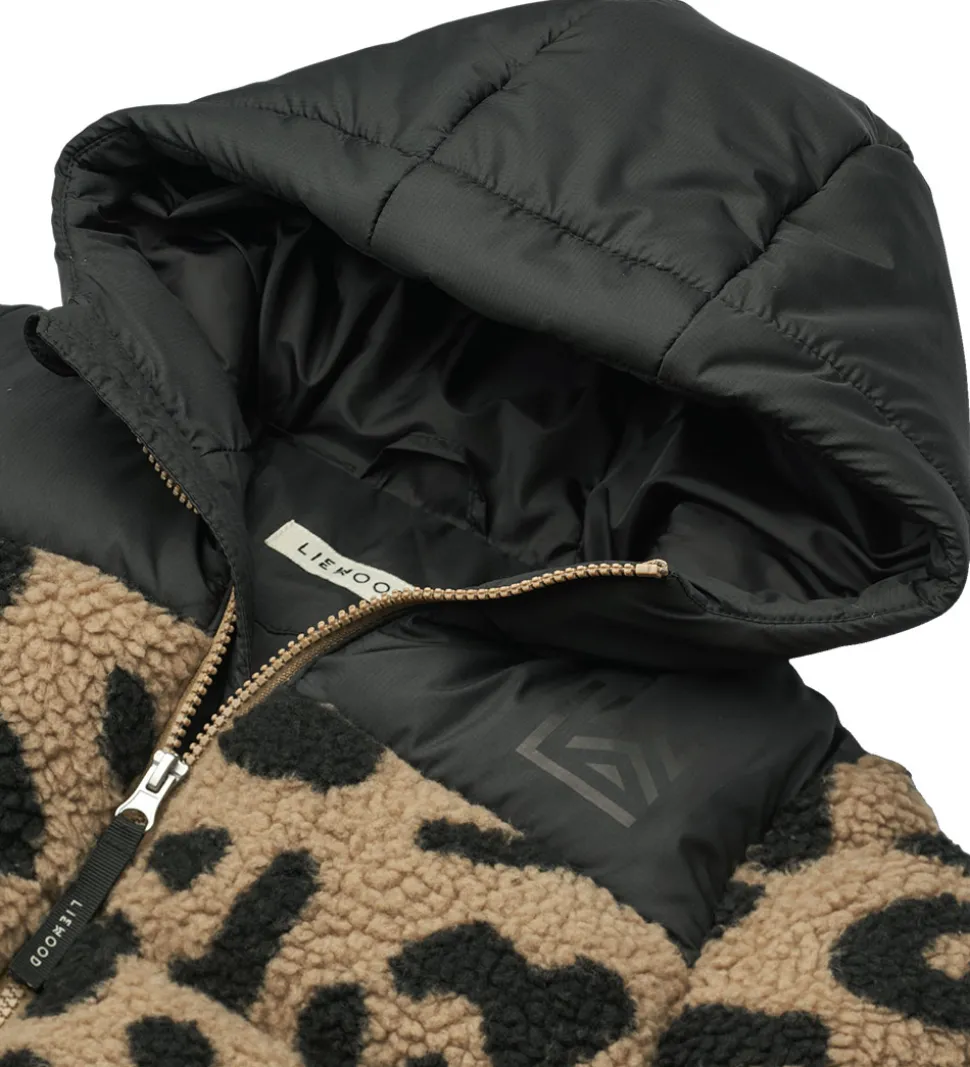 Liewood Fleecejakke m. Vattering - Niko - Mega Leo/Oat Mix