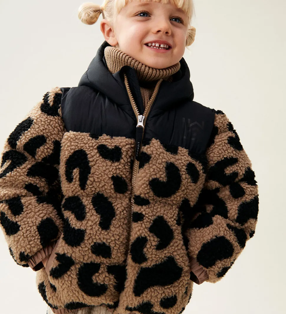 Liewood Fleecejakke m. Vattering - Niko - Mega Leo/Oat Mix
