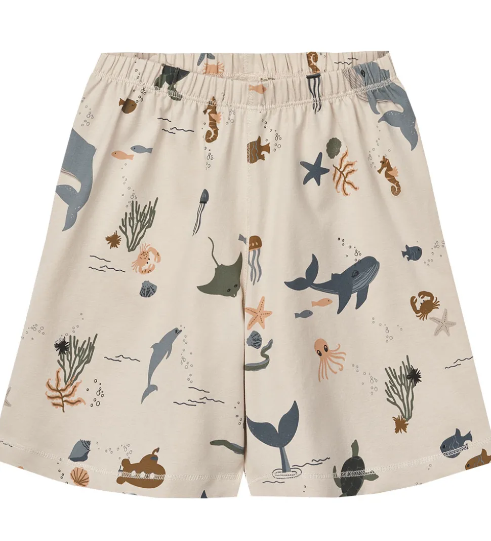 Liewood Nattøj - 2-delt - Ilford - Sea Creature/Sandy