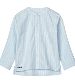 Liewood Skjorte - Ashton - Pure Sky/Creme De La Creme