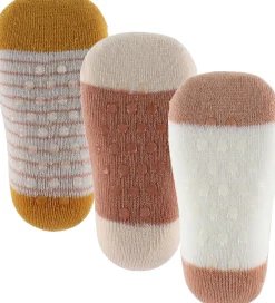 Liewood Strømper - 3-pak - Eloy - Peach/Sandy Mix