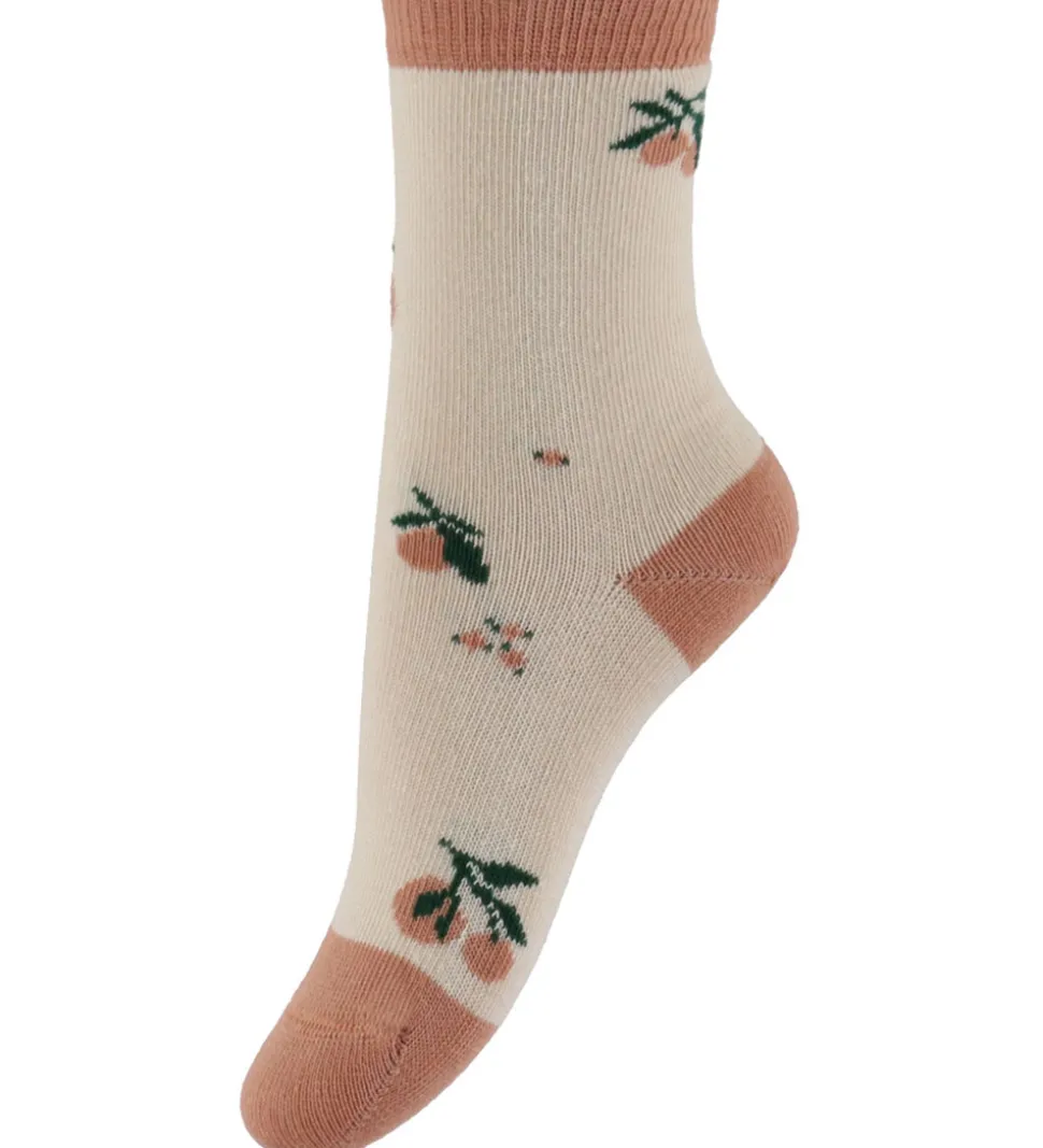 Liewood Strømper - 3-pak - Silas - Peach Sea Shell Mix