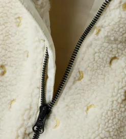 Lil' Altelier Fleecejakke - NmnNalo - Turtledove/Moon EMB