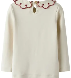 Lil Atelier Bluse - NmfFundo - Turtledove/ Red Dahila