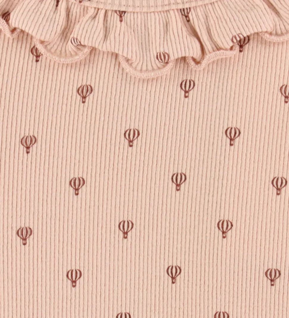 Lil Atelier Body l/æ - Rib - NbfGago - Cameo Rose