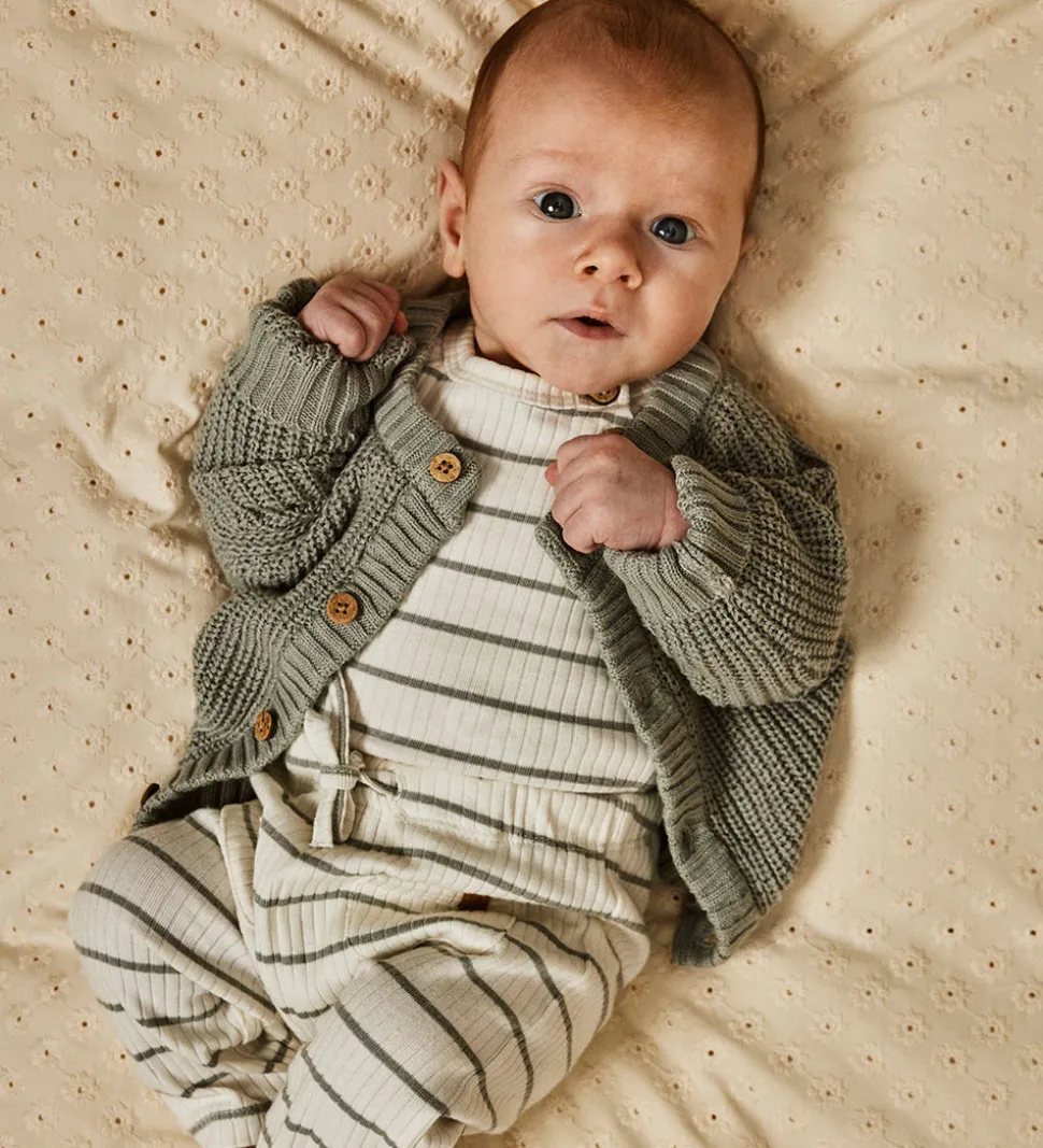 Lil Atelier Cardigan - NbnEmlen - Strik - Limestone