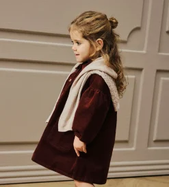 Lil Atelier Kjole - Fløjl - NmfObert - Hot Chocolate