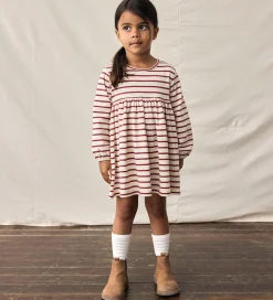 Lil' Atelier Kjole - NmfLima - Turtledove/Red Dahlia