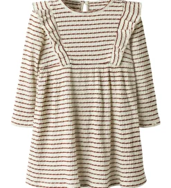 Lil' Atelier Kjole - Rib - NmfOsophia - Hot Chocolate