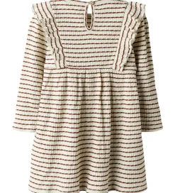 Lil' Atelier Kjole - Rib - NmfOsophia - Hot Chocolate