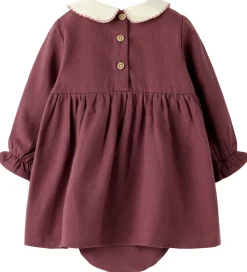 Lil Atelier Kjolebody l/æ - NbfRebel - Catawba Grape