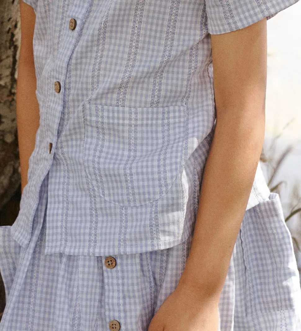 Lil Atelier Nederdel - NmfHazelle - Zen Blue