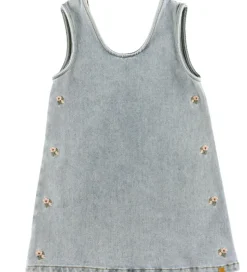 Lil Atelier Spencer - NmfDarlee - Medium Blue Denim/Flower Emb