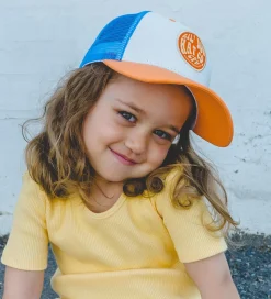 Lil' Boo Copenhagen Kasket - Trucker - Blue/Orange/White