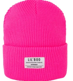 Lil'Boo Copenhagen Hue - Rib/Strik - Hygge - Neon Pink