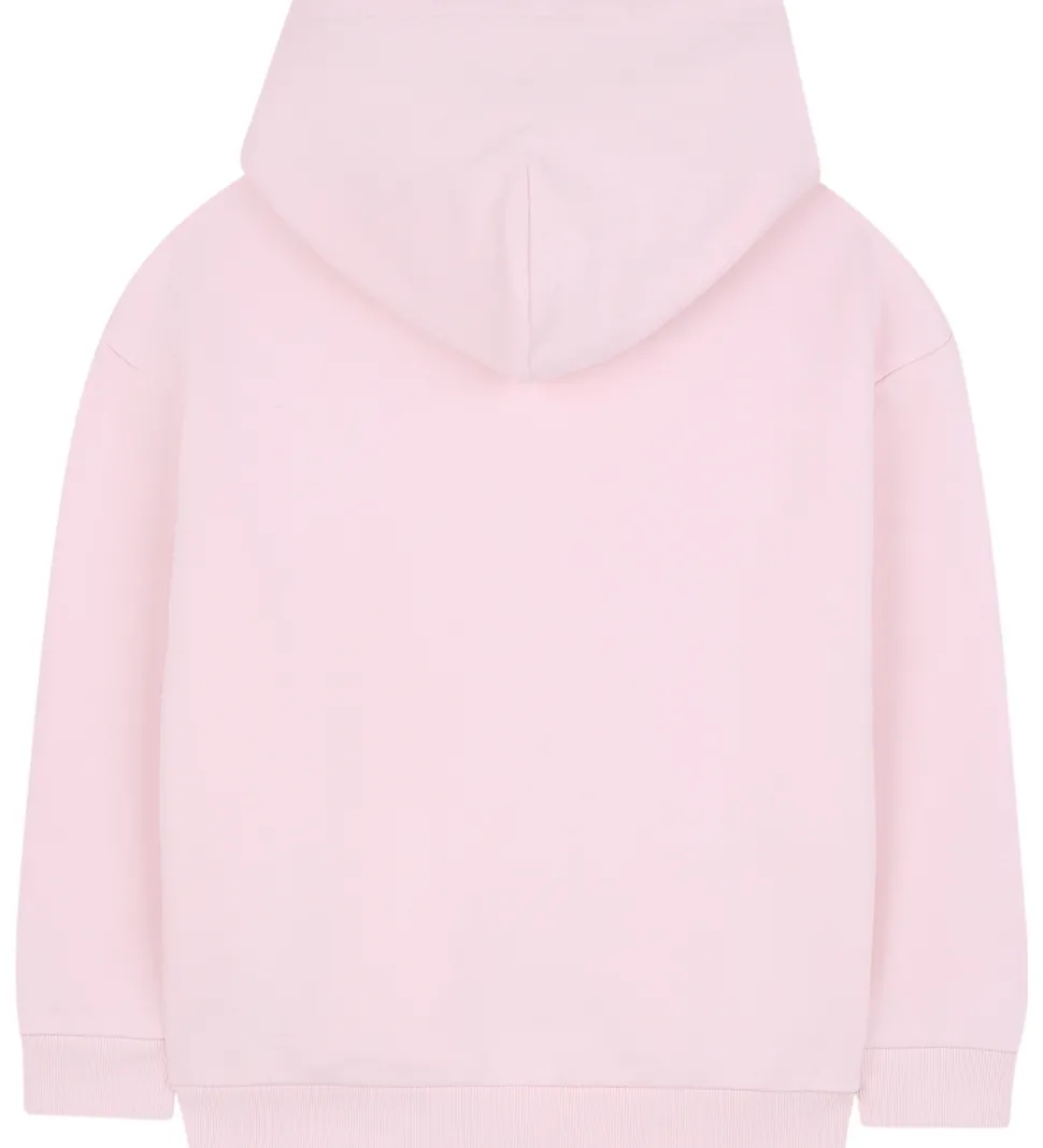 Little Marc Jacobs Hættetrøje - Rosa m. Blomster/Sten