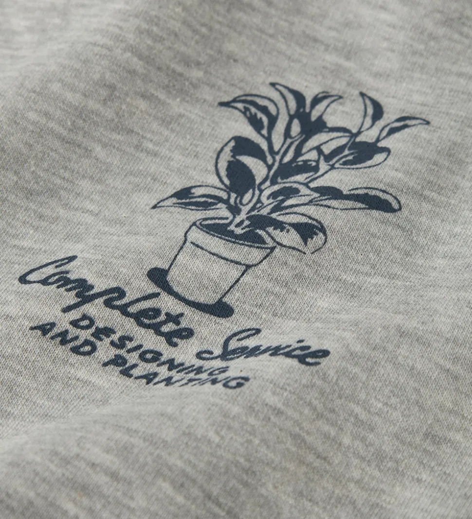 LMTD Hættetrøje - NlmKlant - Light Grey Melange/Pageant Blue