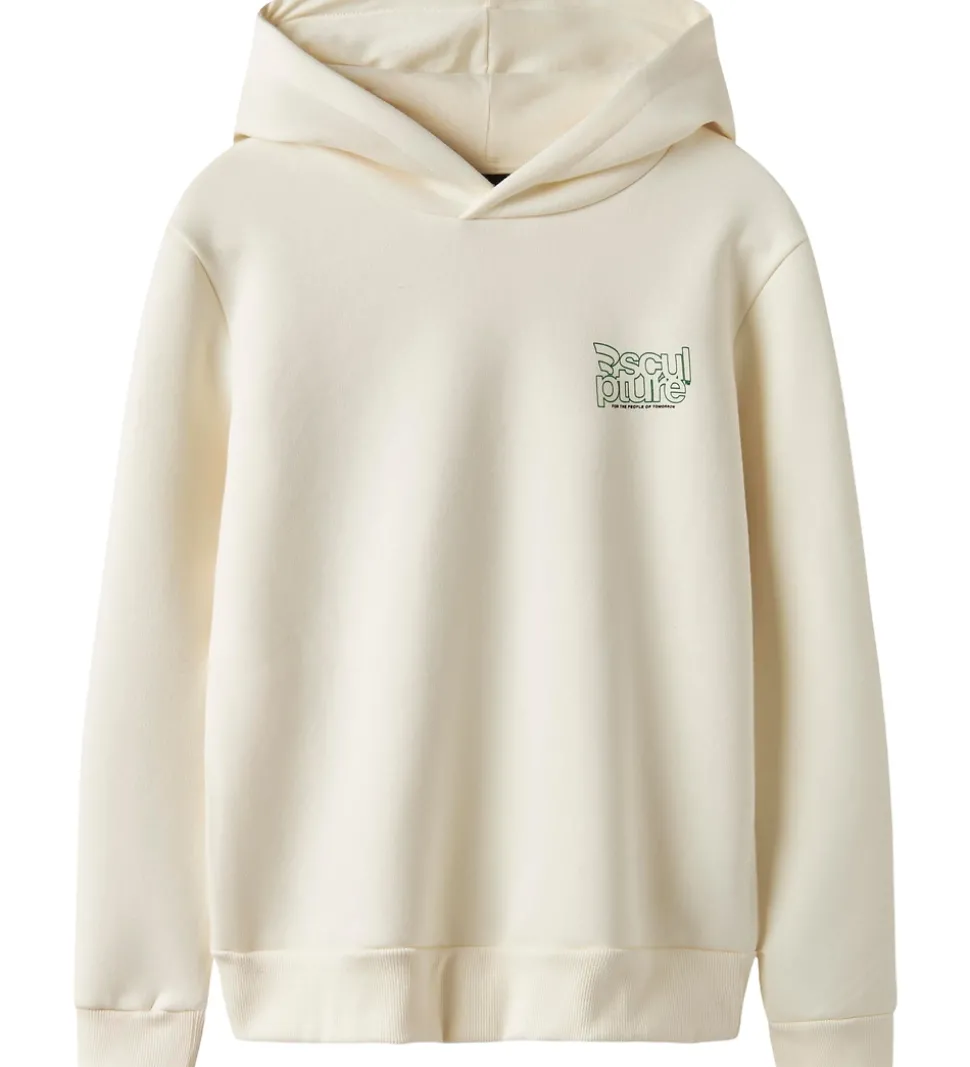 LMTD Hættetrøje - NlnHulp - Antique White/Jolly Green/Sort